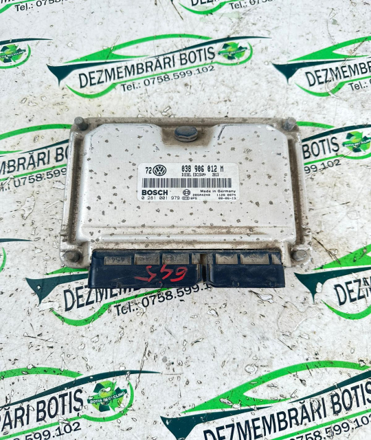 Calculator motor ECU 038 906 012 M Volkswagen VW Golf 4 [1997 - 2006] Hatchback 5-usi 1.9 TDI MT (90 hp)