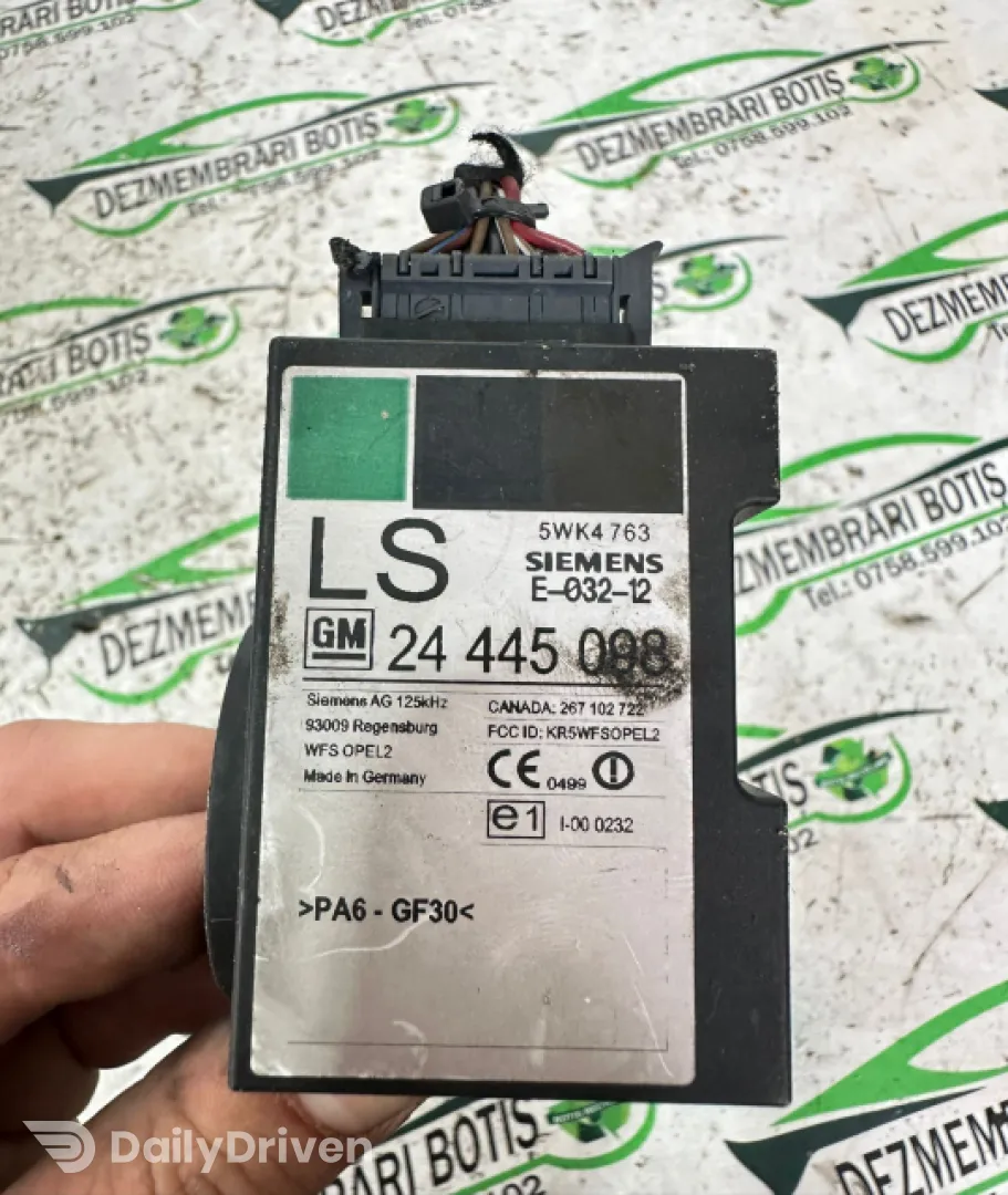 Cititor cheie / Inel contact 24 445 098 Opel Zafira A [1999 - 2003]