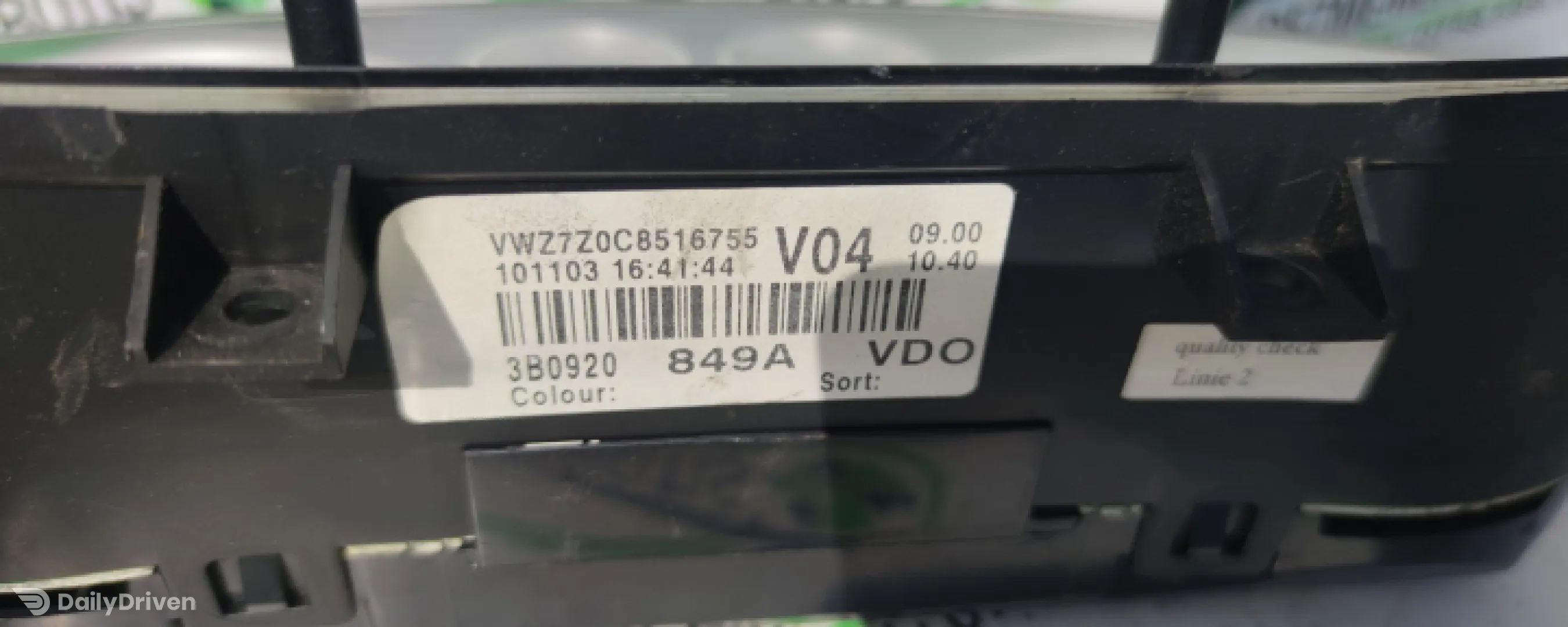 Ceasuri bord Volkswagen VW Passat B5 [1996 - 2000] wagon 1.9 TDI AT (115 hp)