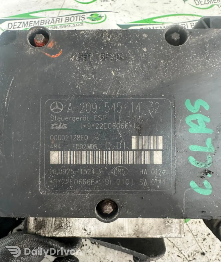Pompa ABS Mercedes-Benz C-Class W203/S203/CL203 [2000 - 2004] Sedan 4-usi C 220 CDI MT (143 hp)
