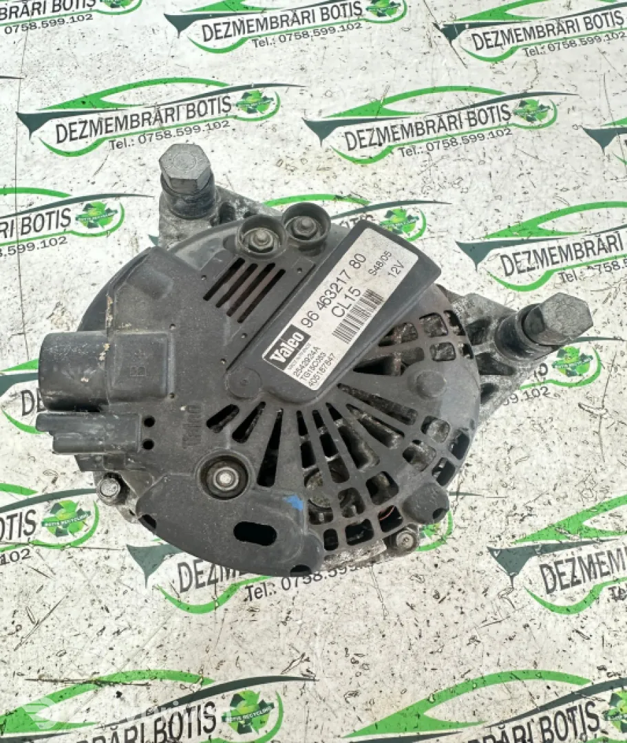 Alternator 96 463217 80 Peugeot 307  [facelift] [2005 - 2008] Hatchback 5-usi 1.6 HDi MT (110 hp)