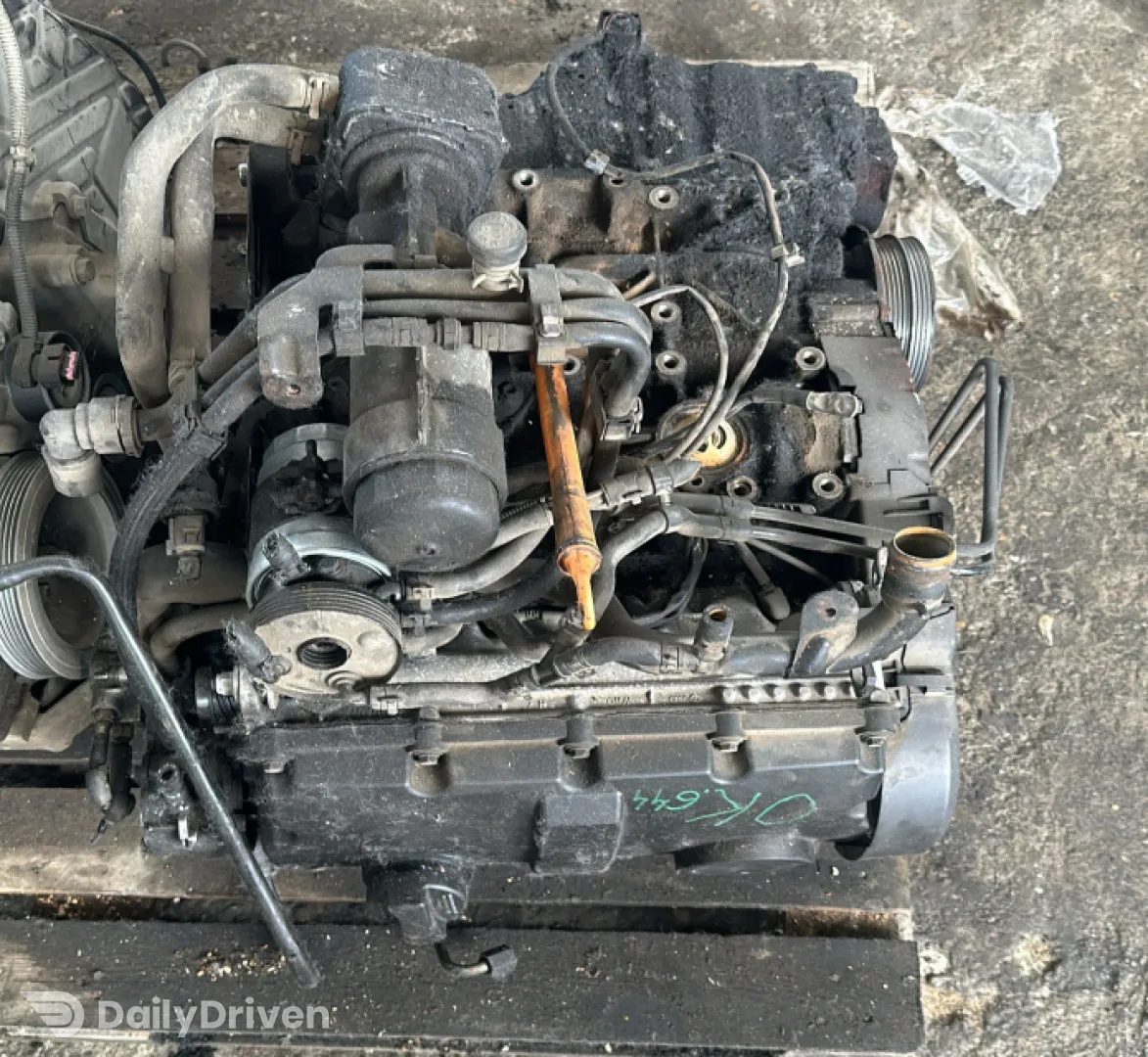Motor fara anexe Audi A4 B5 [facelift] [2000 - 2001] Sedan 1.9 TDI MT (116 hp)