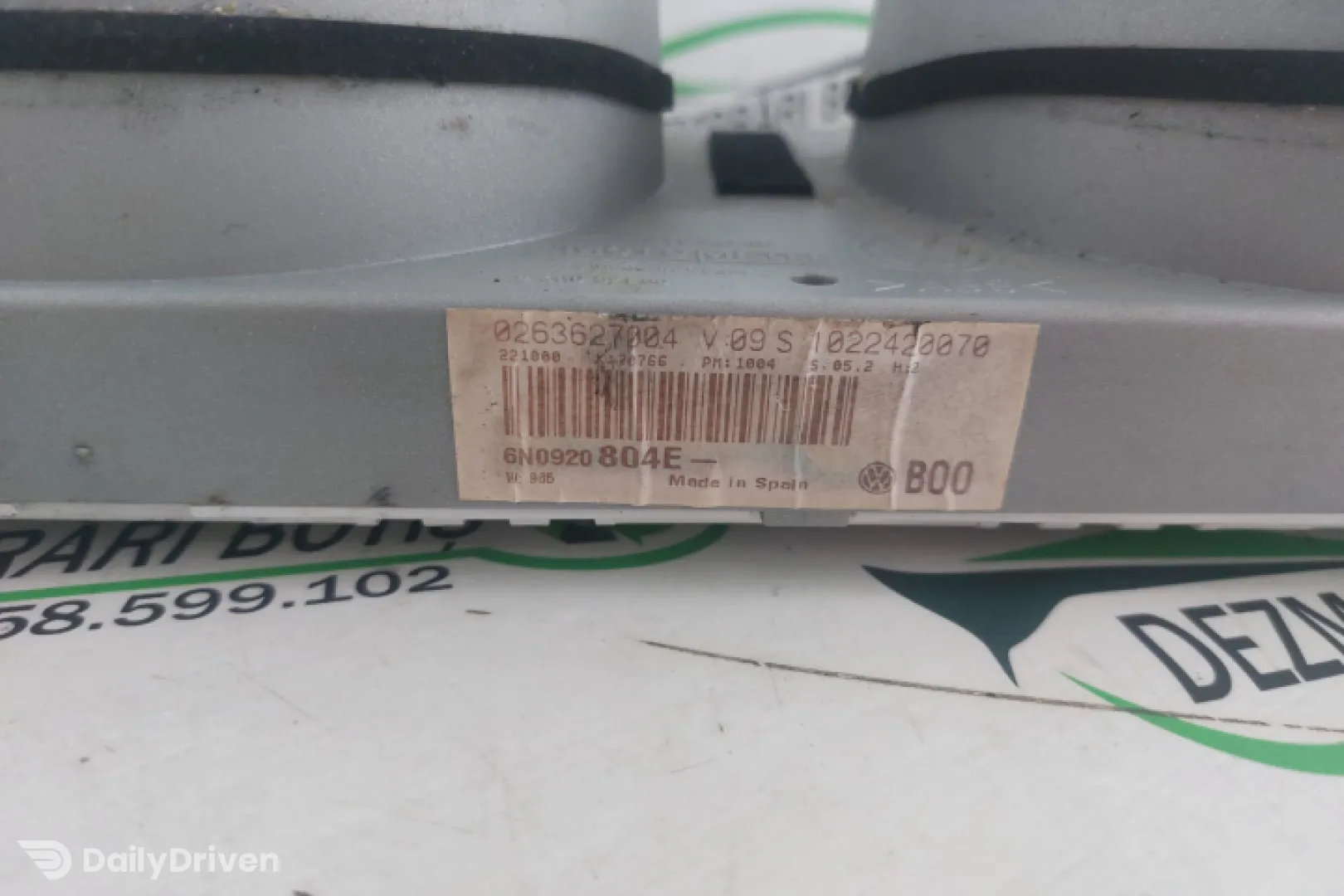 Ceasuri bord 6N0920804E Volkswagen VW Polo 3 6N [1994 - 2001] Hatchback 5-usi 1.4 MT (60 hp)