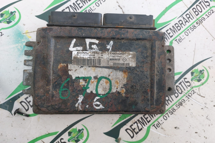 Calculator motor ECU 7700113421 Renault Laguna  [facelift] [1998 - 2001] Grandtour wagon 1.6 MT (110 hp)