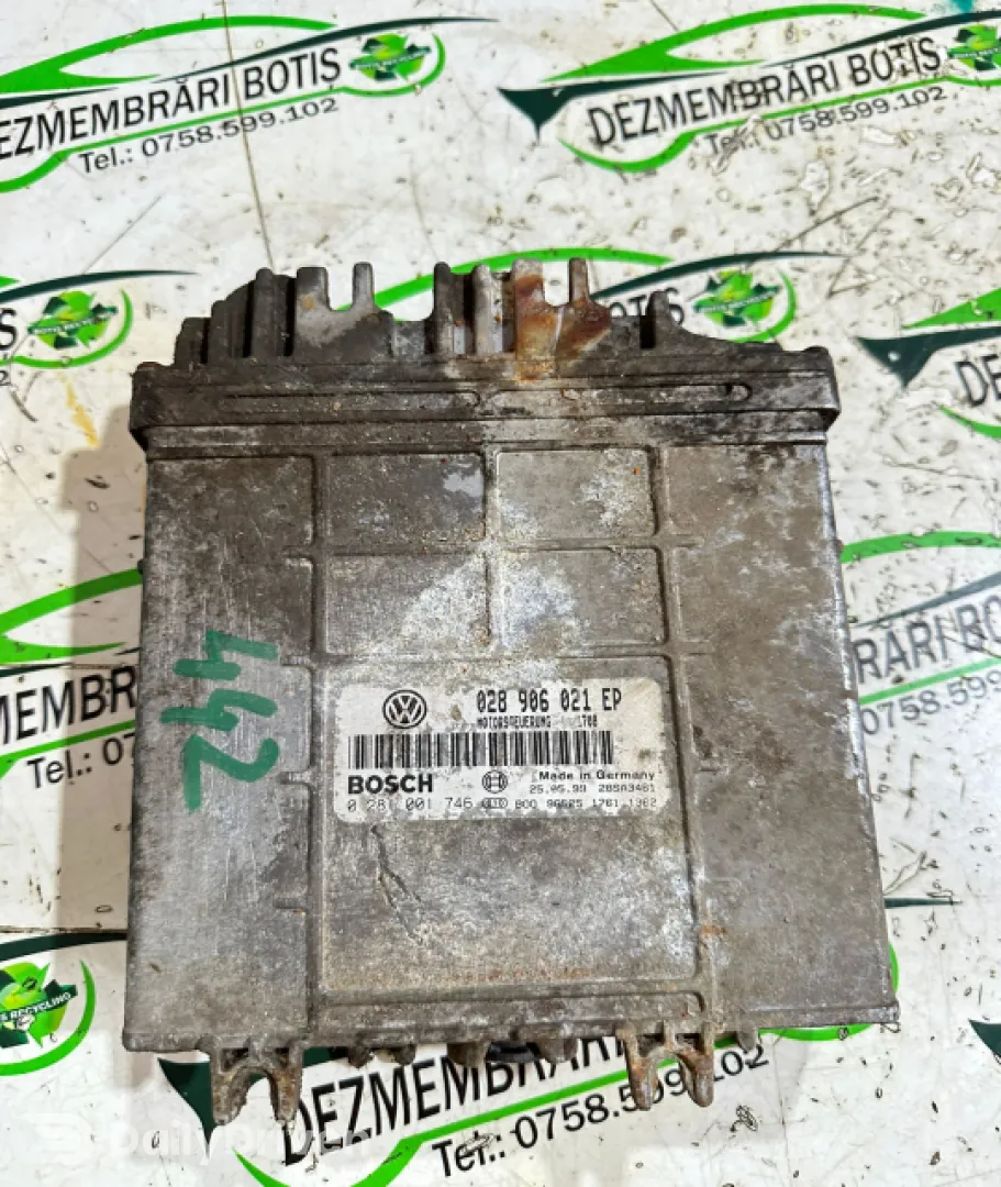 Calculator motor ECU @442  028 906 021 EP Volkswagen VW Caddy 2 [1995 - 2004] Pickup 1.9 TD MT (90 hp)