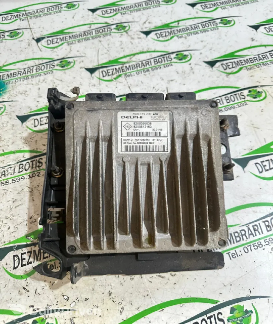 Calculator motor ECU #666 8200399038 Renault Megane 2 [2002 - 2006] Hatchback 5-usi 1.5 dCi MT (82 hp)