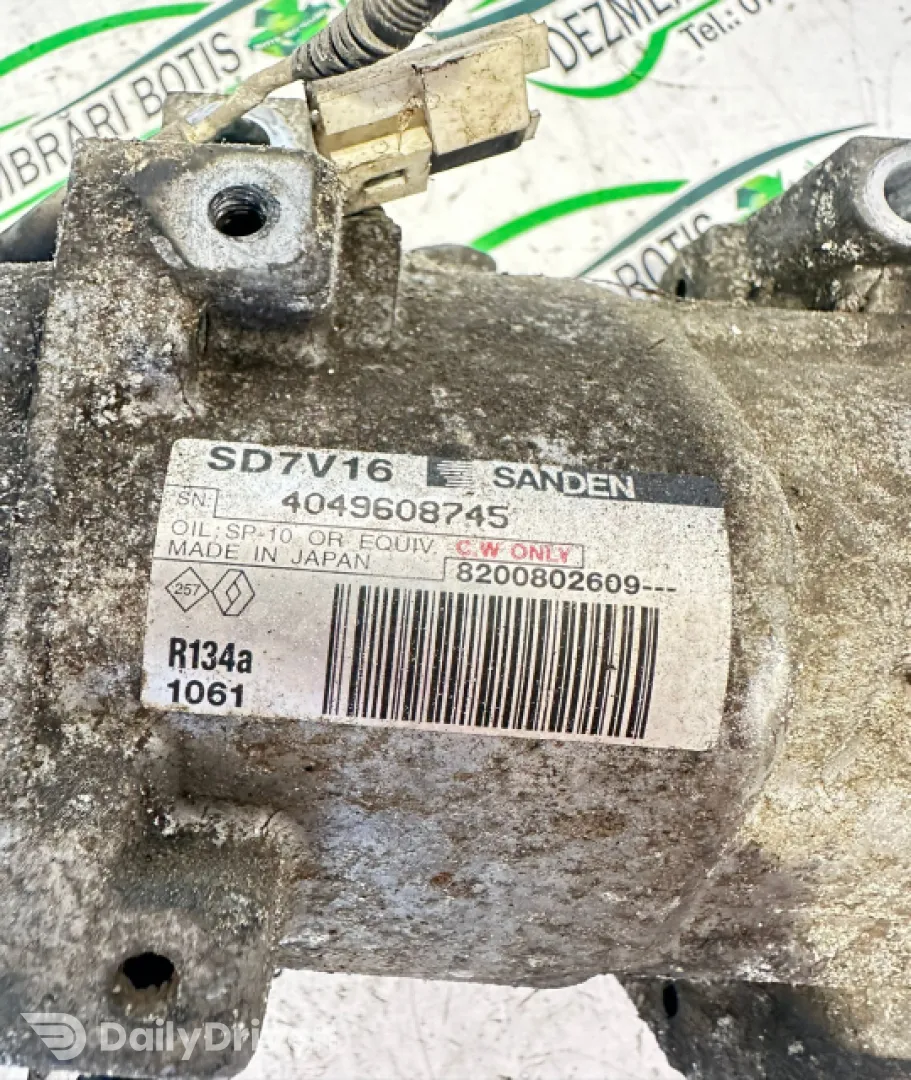 Compresor AC 926006229R 8200802609 Dacia Logan  [facelift] [2007 - 2012] MCV wagon 1.5 D MT (86 hp)