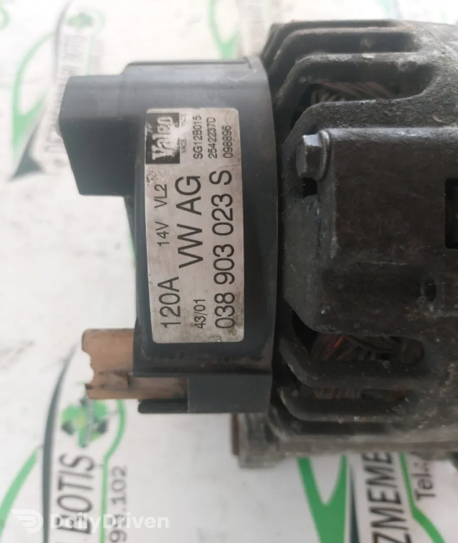 Alternator 038 903 023 S Volkswagen VW Golf 4 [1997 - 2006] wagon 1.9 TDI MT (90 hp)