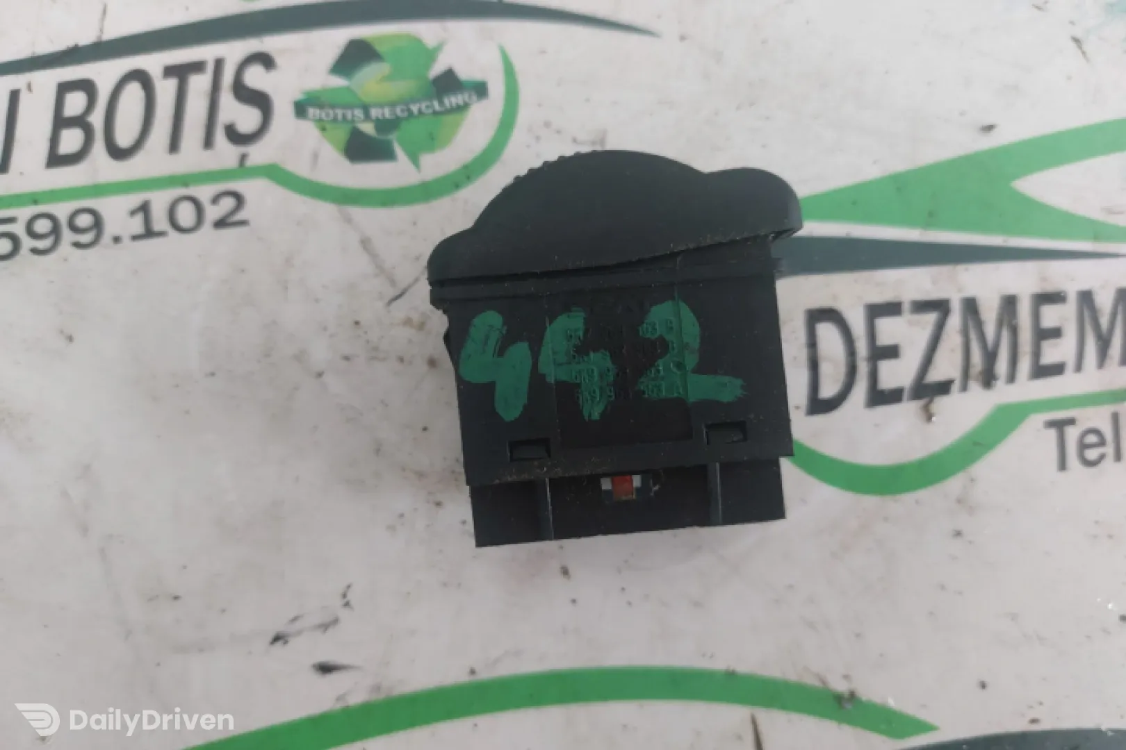 Buton incalzire scaune fata