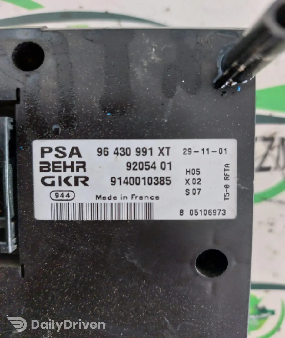 Comanda AC 96430991XT 96430991XT Peugeot 307  [2001 - 2005] Hatchback 5-usi 1.6 MT (109 hp)