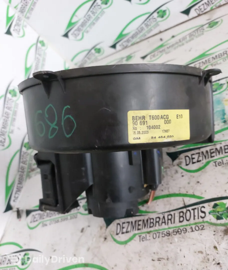 Ventilator aeroterma Opel Zafira A [1999 - 2003] Minivan 5-usi 2.0 DTI MT (101 hp)