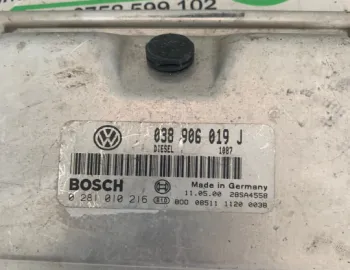 Calculator motor ECU 038906019 Volkswagen VW Sharan  [facelift] [2000 - 2003] Minivan 1.9 TDI MT (115 hp)
