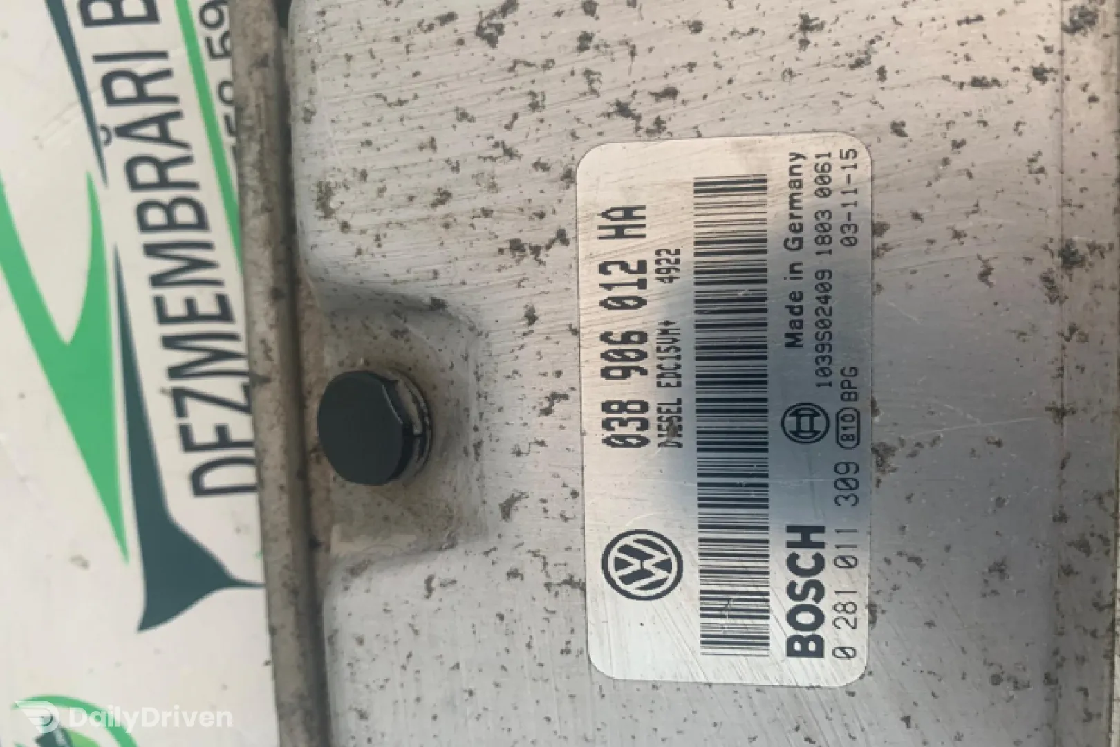 Calculator motor ECU 038 906 012 HA 038 906 012 HA Volkswagen VW Golf 4 [1997 - 2006] wagon 1.9 TDI MT (90 hp)