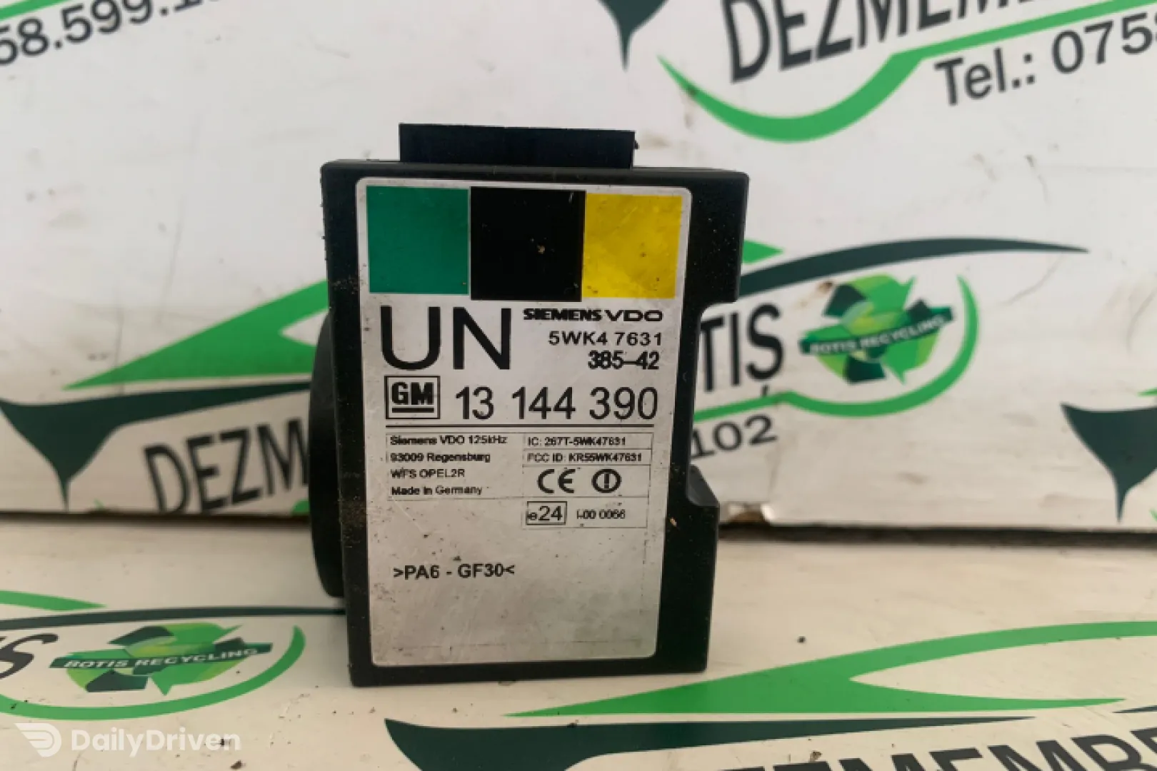 Imobilizator 13 144 390 13 144 390 Opel Corsa C [2000 - 2003] Hatchback 3-usi 1.0 MT (58 hp)