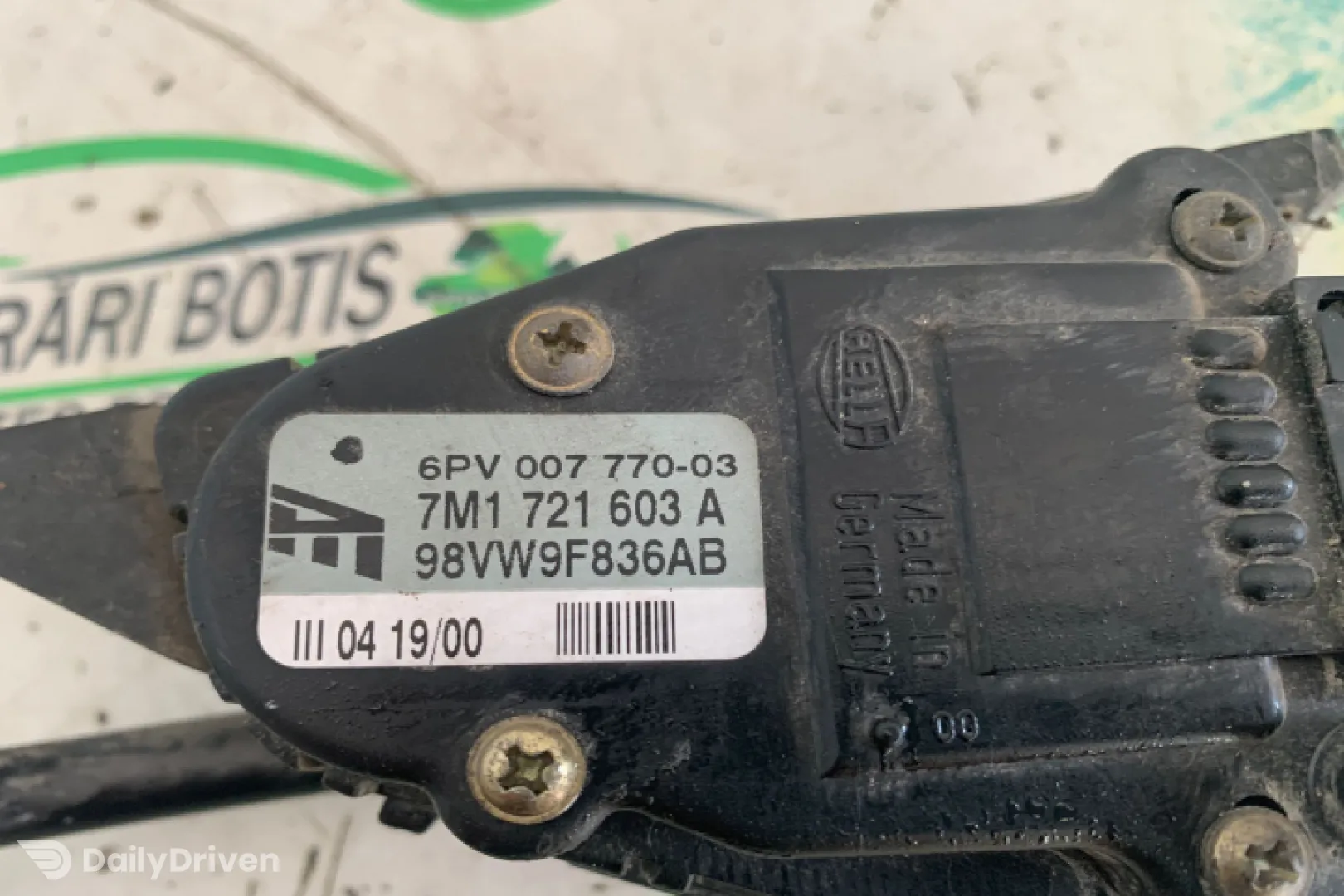Pedala acceleratie 6PV 007 770-03 6PV 007 770-03 Volkswagen VW Sharan