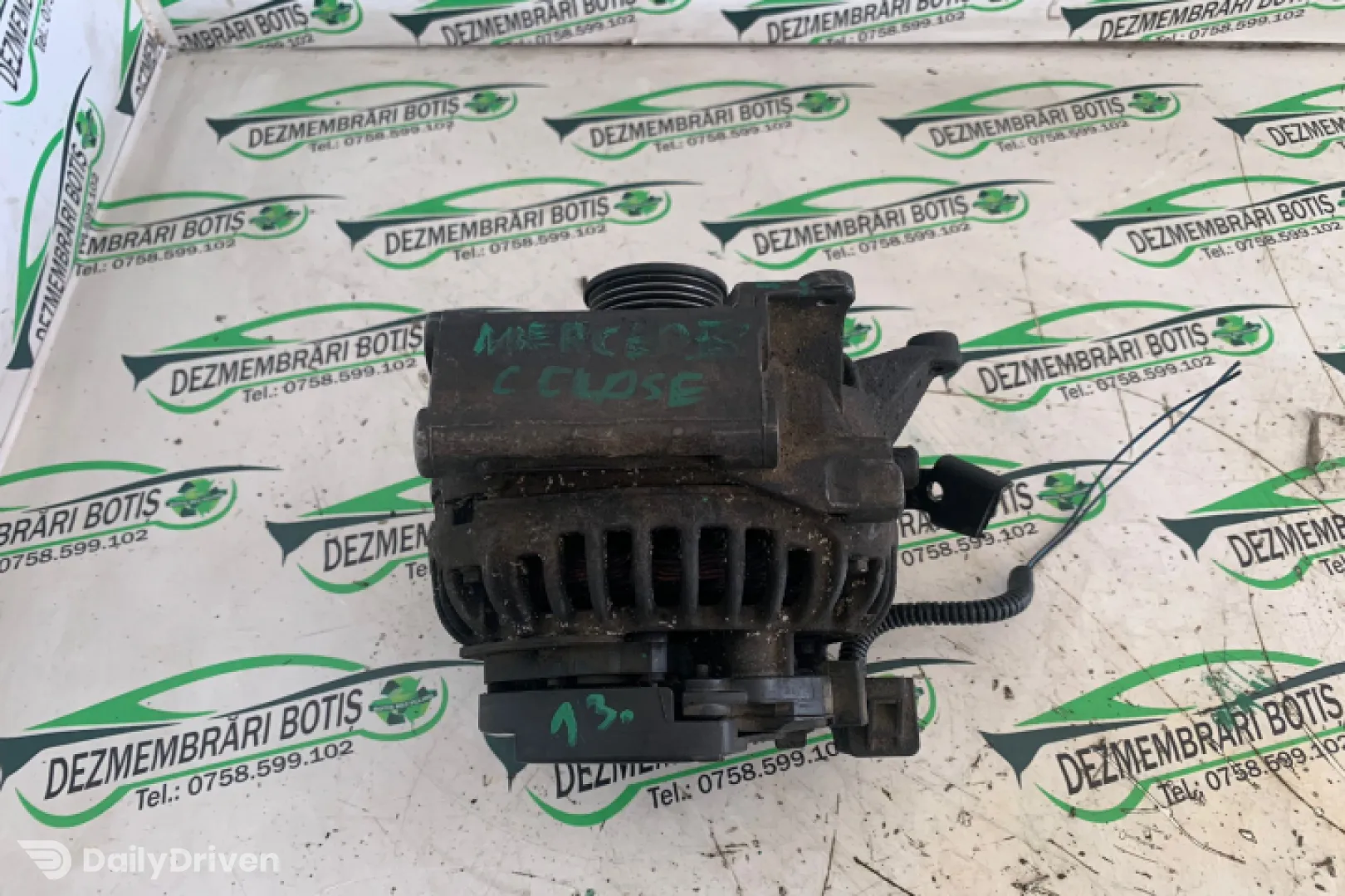 Alternator 0 124 625 014 0 124 625 014 Mercedes-Benz C-Class W203/S203/CL203 [2000 - 2004] Sedan 4-usi C 220 CDI MT (143 hp)
