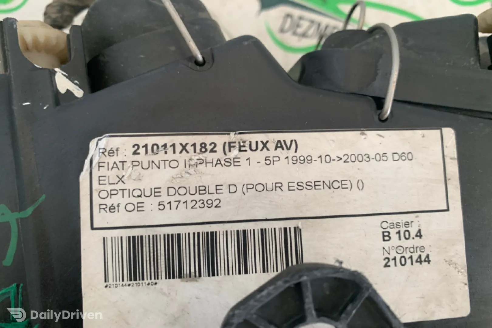 Far dreapta 51712392 51712392 Fiat Punto 2 [1999 - 2003] Hatchback 1.2 MT (60 hp)