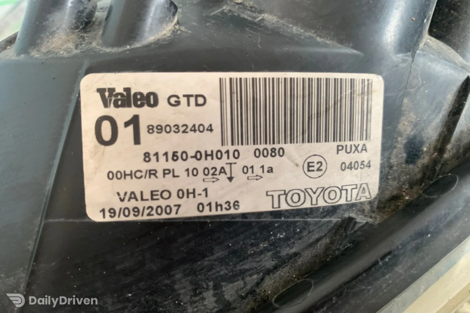 Far stanga Valeo 89032404 Toyota Aygo  [2005 - 2008] Hatchback 5-usi 1.0 MMT (68 hp)