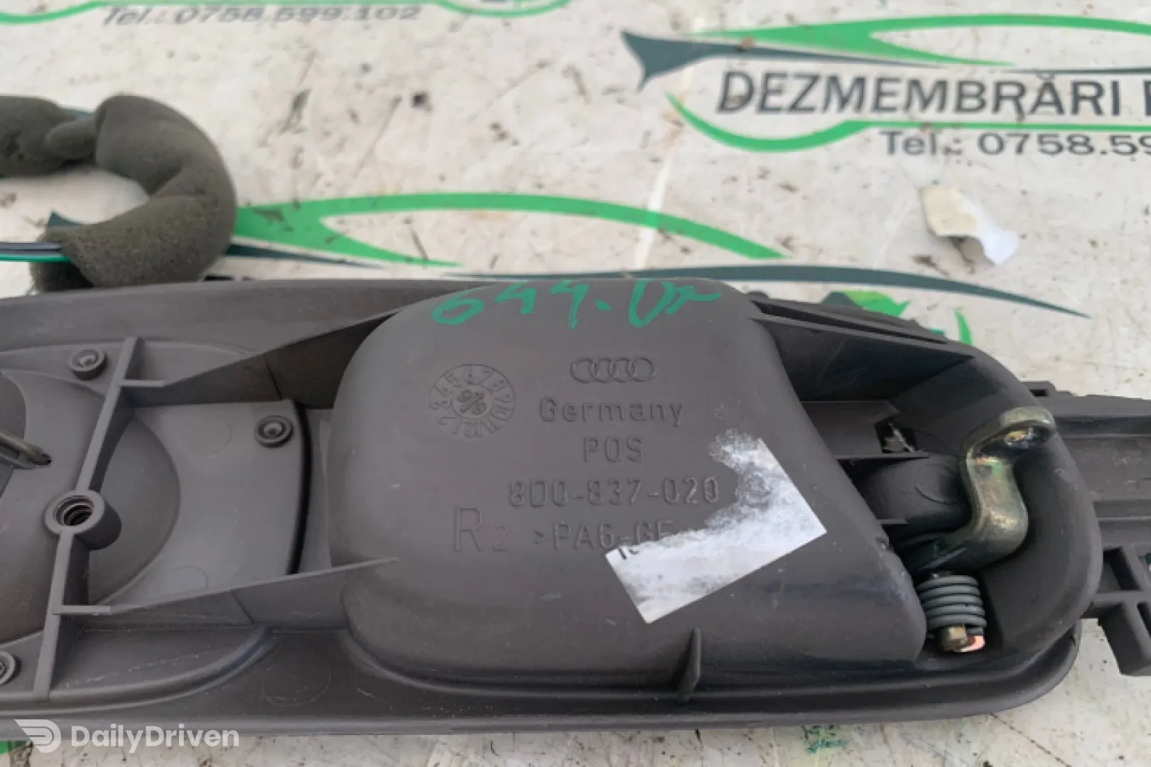 Maner deschidere din interior usa fata dreapta @16 Audi A4 B5 [facelift] [2000 - 2001] Sedan 1.9 TDI MT (116 hp)