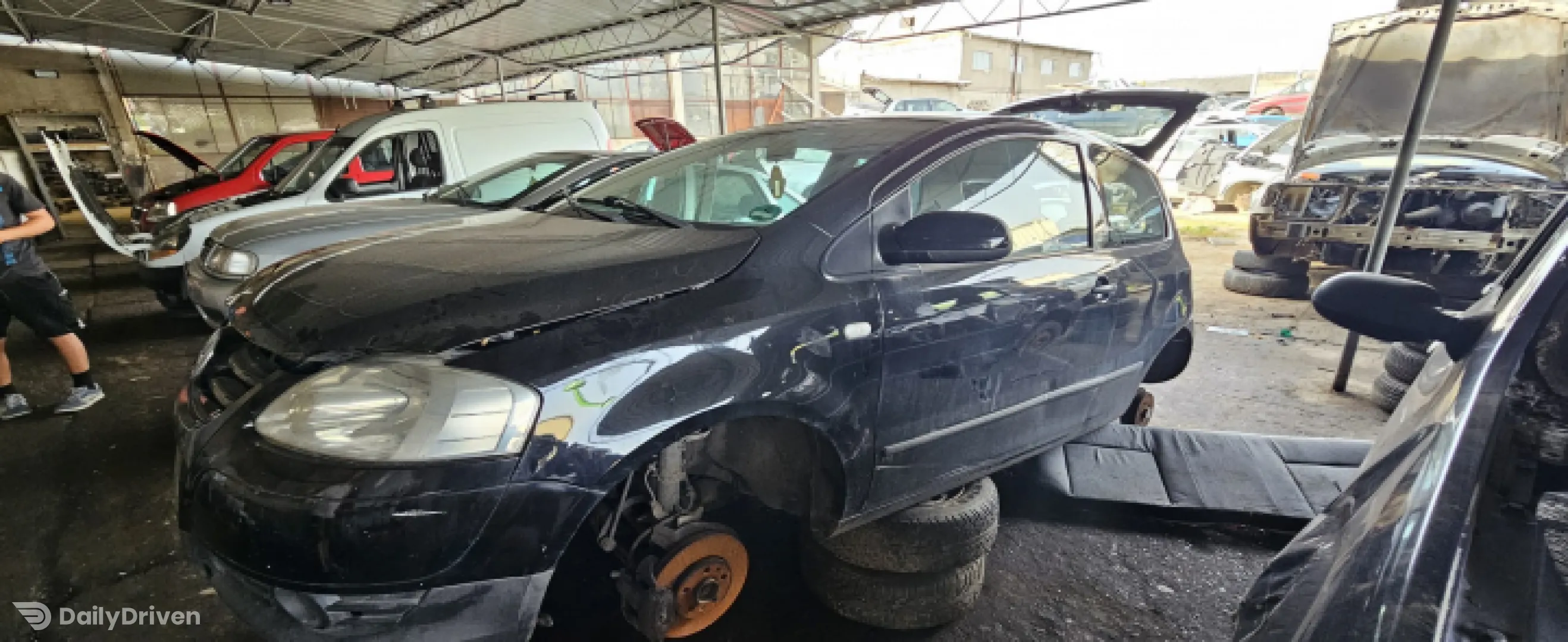 Ansamblu stergatoare parbriz volan pe stanga Volkswagen VW Fox 2 [facelift] [2005 - 2009] Hatchback 3-usi