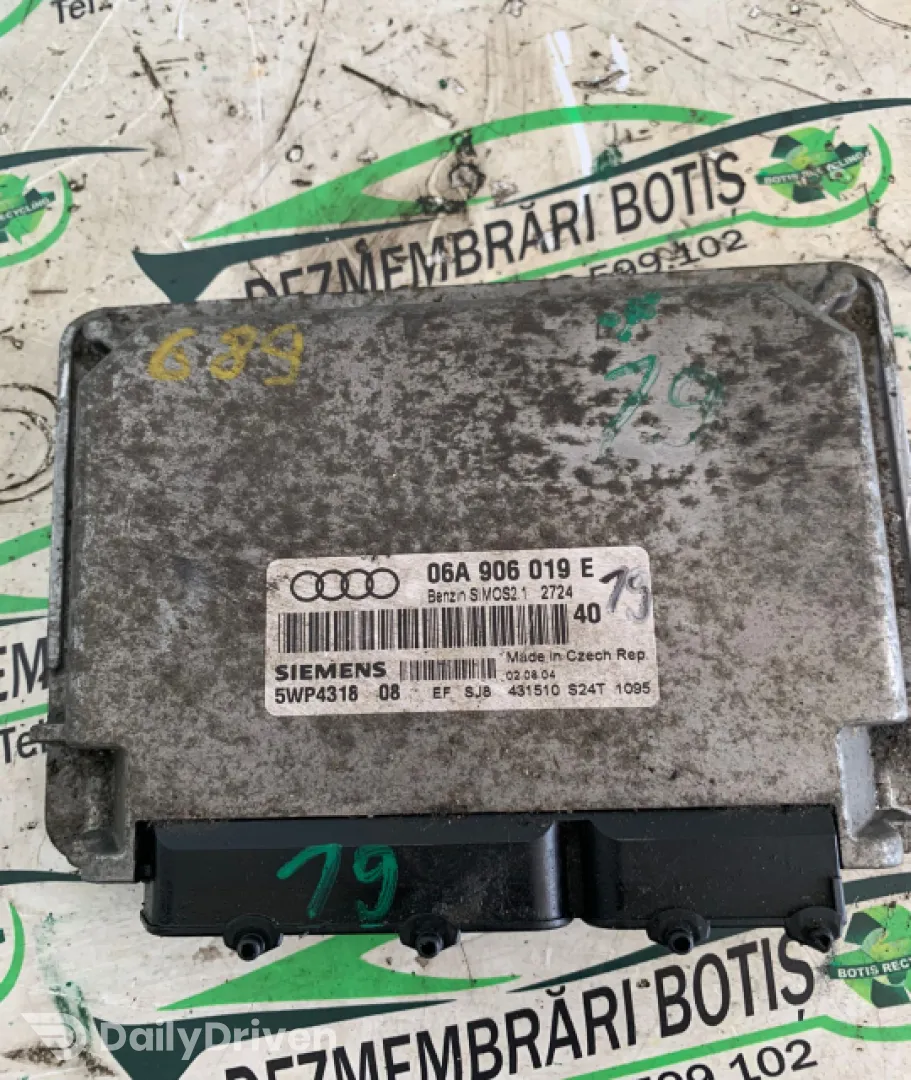 Calculator motor ECU 06A 906 019 E Audi A3 8L [1996 - 2000] Hatchback 3-usi 1.6 MT (101 hp)