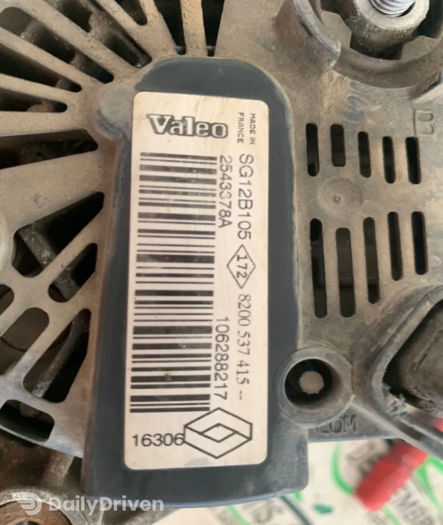 Alternator Valeo 8200 537 415 Renault Kangoo