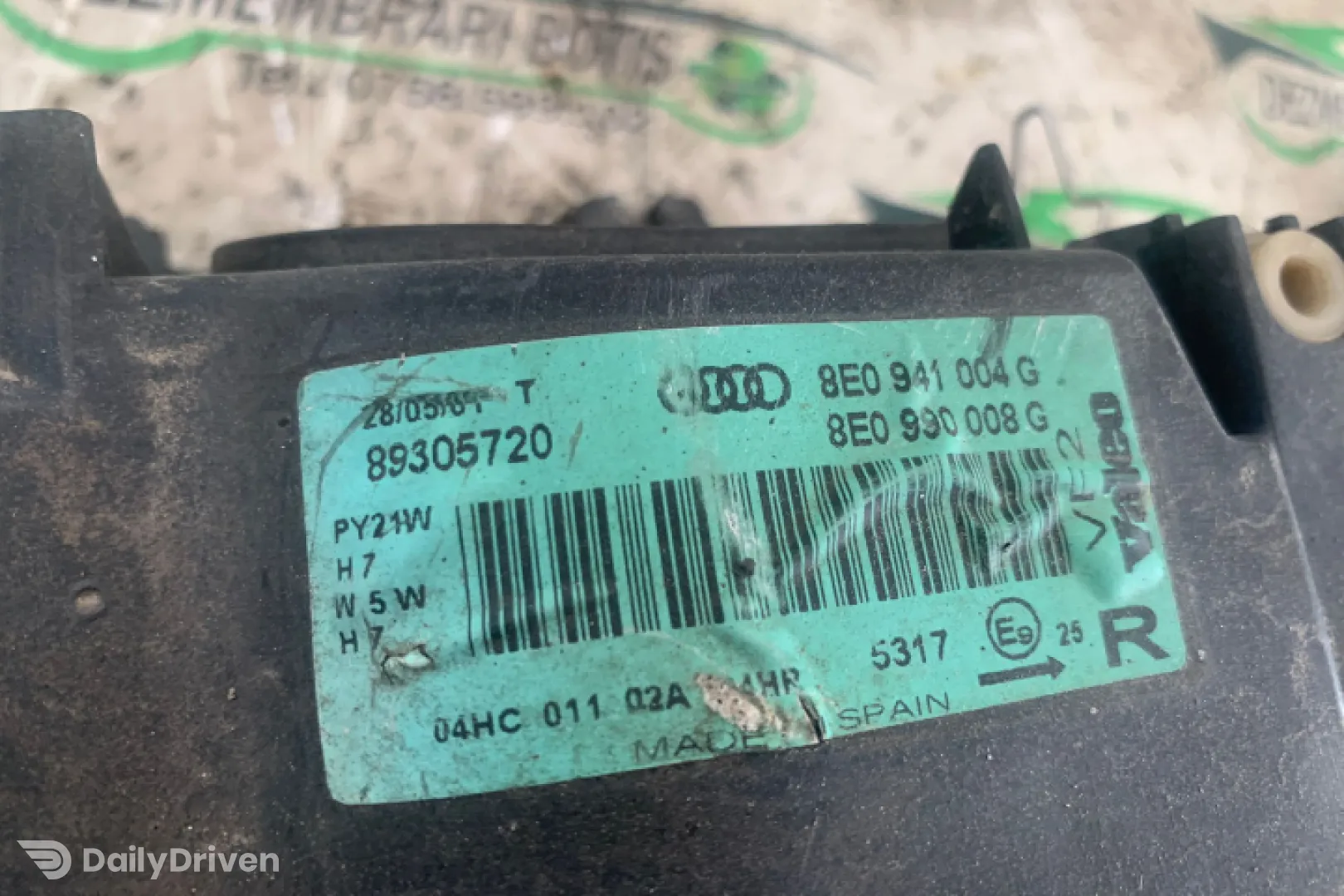 Far dreapta Valeo Audi A4 B6 [2000 - 2005] Avant wagon 5-usi 1.9 TDI MT (100 hp)