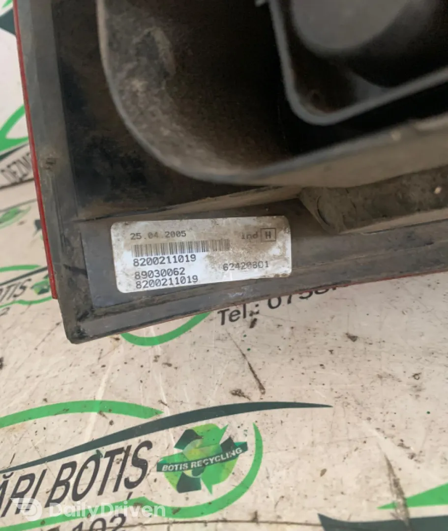 Lampa / Tripla stop dreapta pe aripa 17 Dacia Logan  [2004 - 2008] Sedan 1.4 (85 hp)