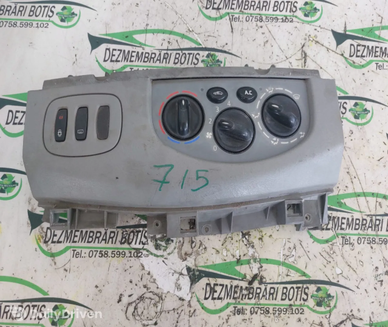 Comanda AC Renault Trafic 2 [facelift] [2006 - 2015] Minivan 2.0 dCi MT L2H1 (9 places) (114 hp)