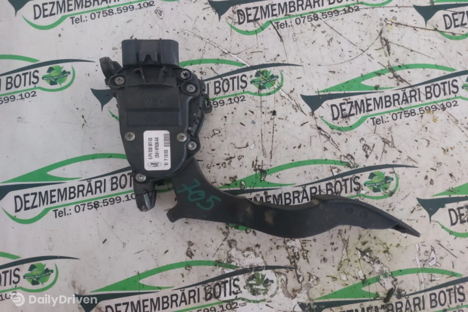 Pedala acceleratie Ford Fiesta 5 [2001 - 2007] Hatchback 5-usi 1.4 MT (80 hp)