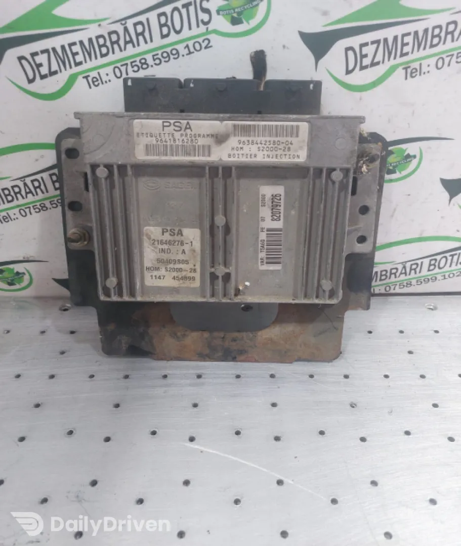 Calculator motor ECU 50409S05 Peugeot 206  [facelift] [2002 - 2009] wagon 5-usi 1.4 MT (90 hp)