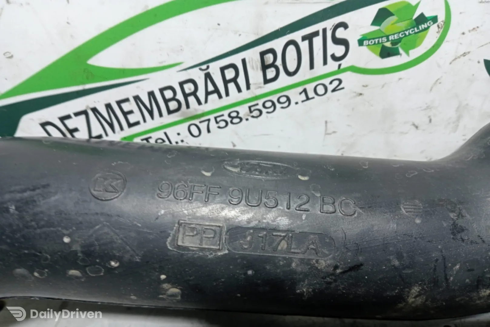 Tubulatura Admisie 96FF 9U512 BC Ford Fiesta 4 [1996 - 2000] Hatchback 5-usi 1.8 D MT (59 hp)