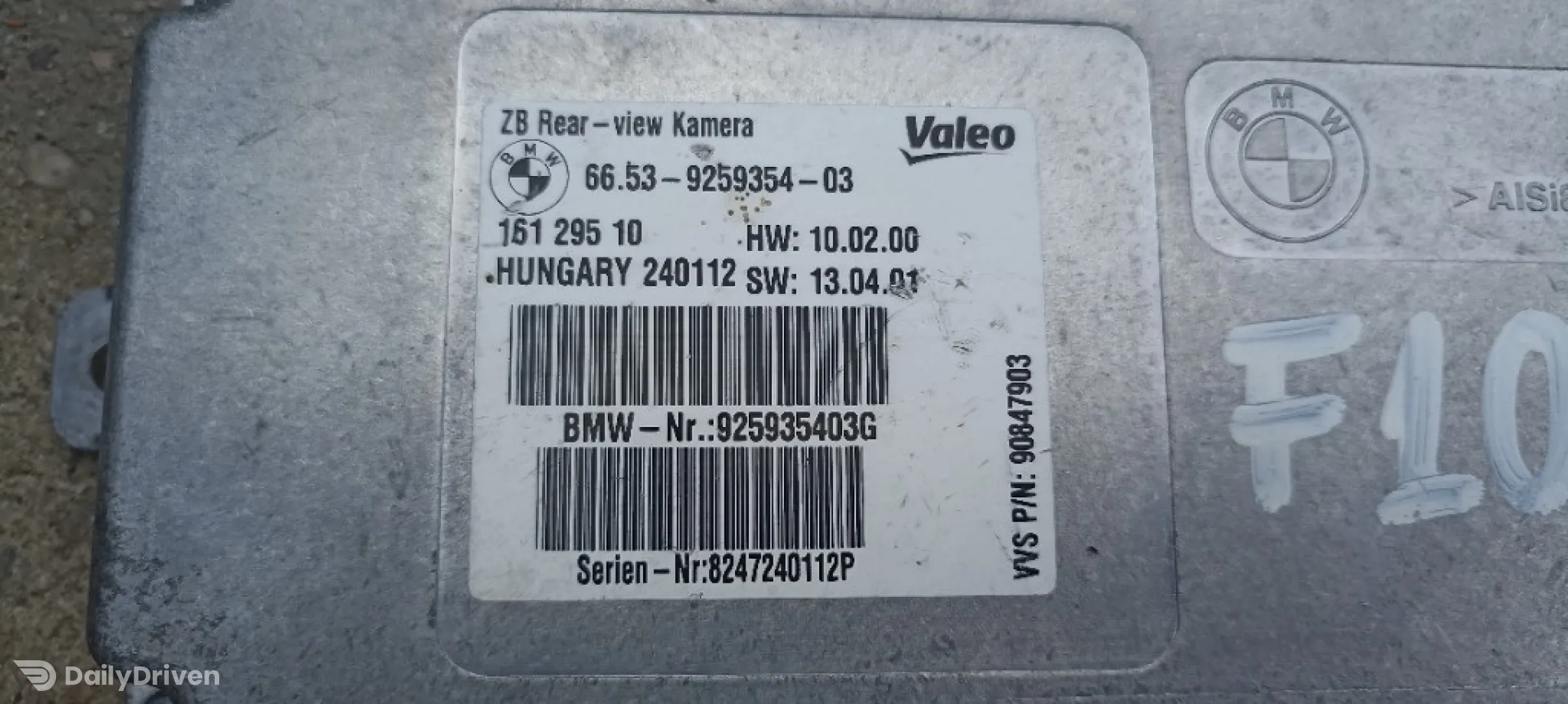 Modul camera spate marsarier BMW Seria 3 F30 F31 F34 GT F80 M3, 9259354, 9350995