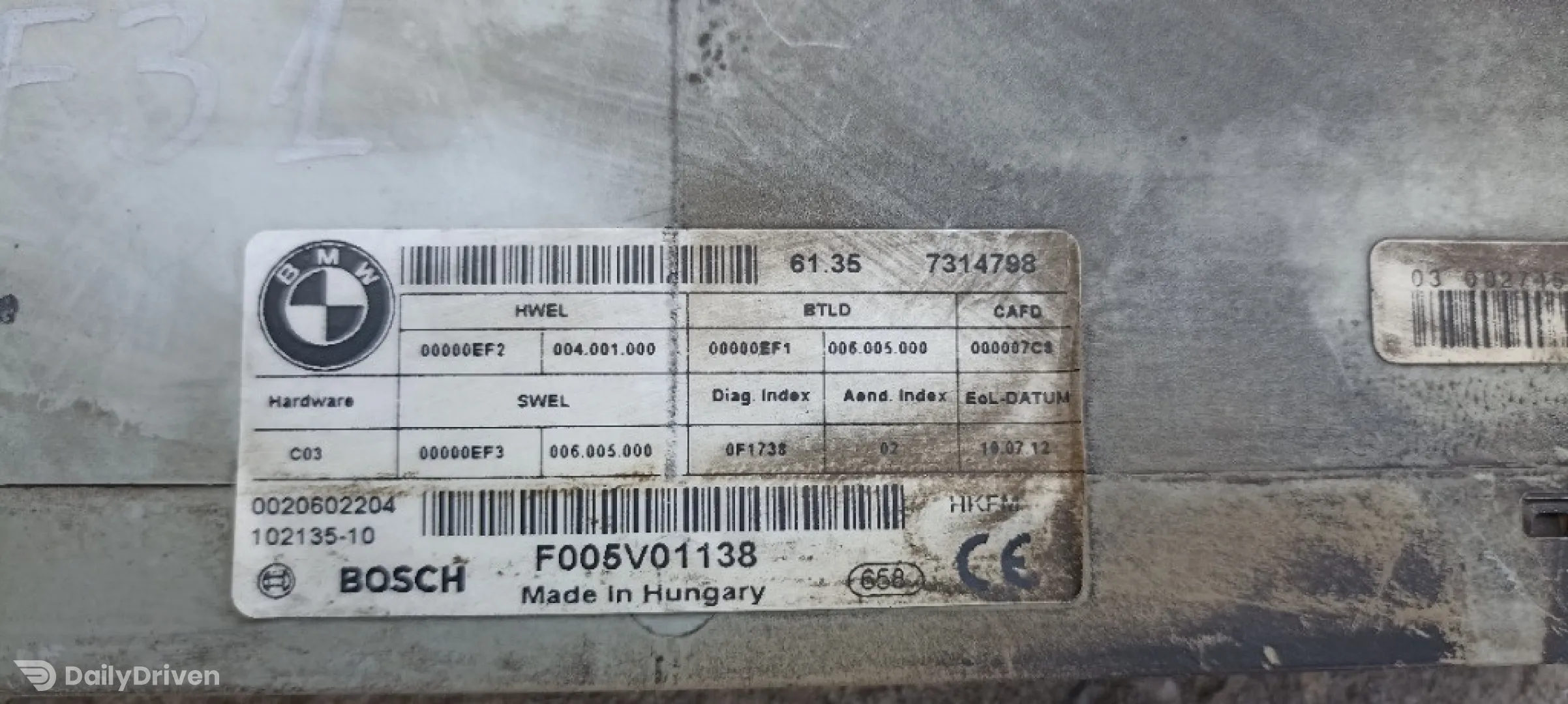 Modul soft close haion BMW Seria 2, F45, F46, 61357314798