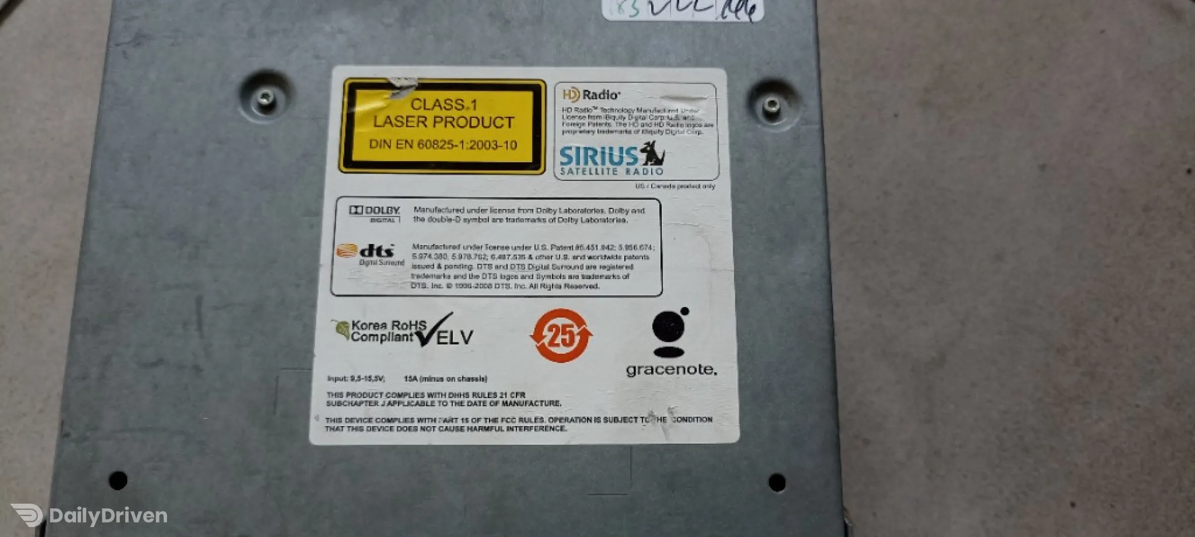 Unitate navigatie mare CIC BMW Seria 5 F10 F11 F18, 9527008, 9293395