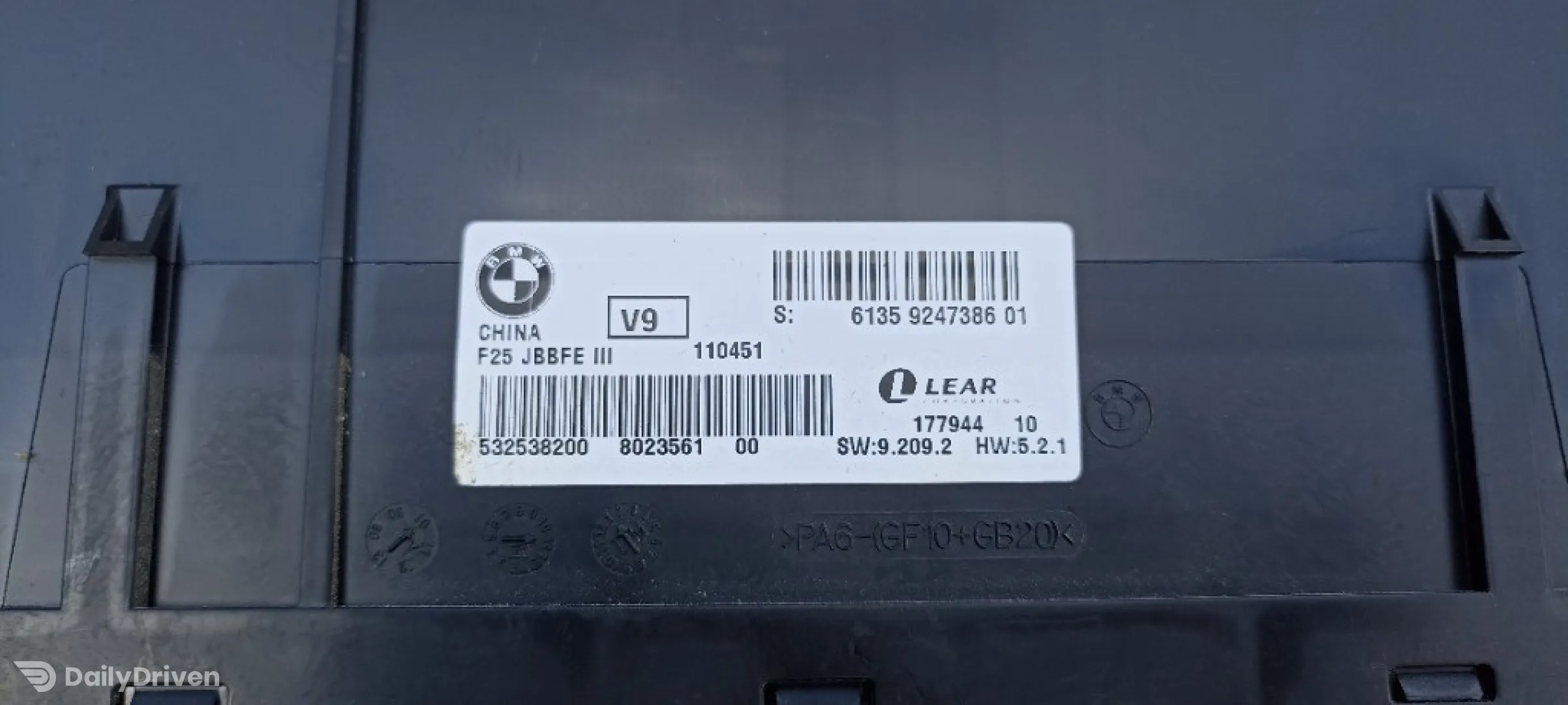 Modul confort JBBFE 3 BMW X3 F25, 9247386