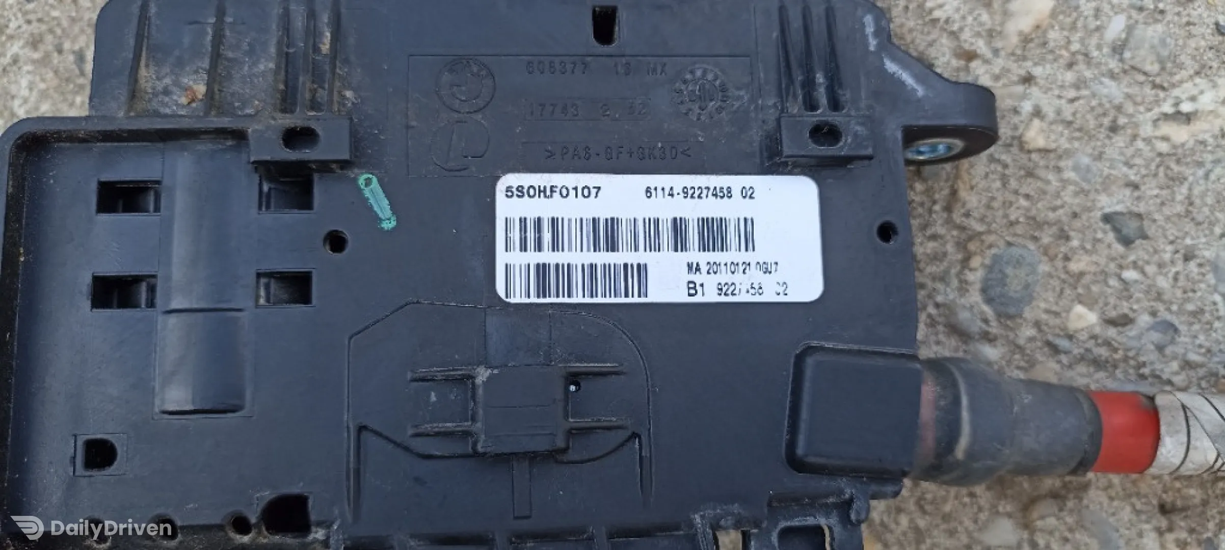 Distribuitor curent fata BMW X3 F25, 6114 9227458