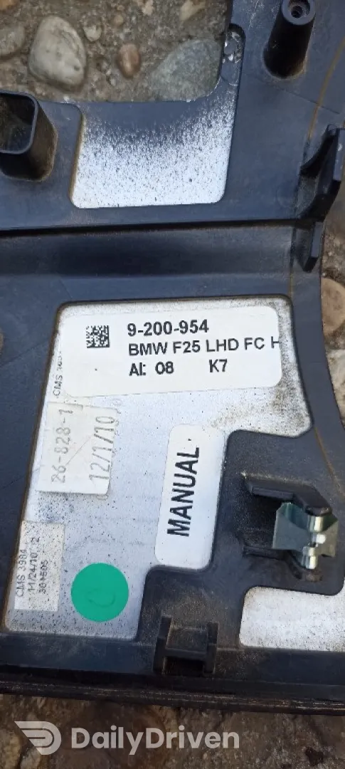 Trim ornament central schimbator viteze cutie manuala BMW X3 F25, 9200954 LHD