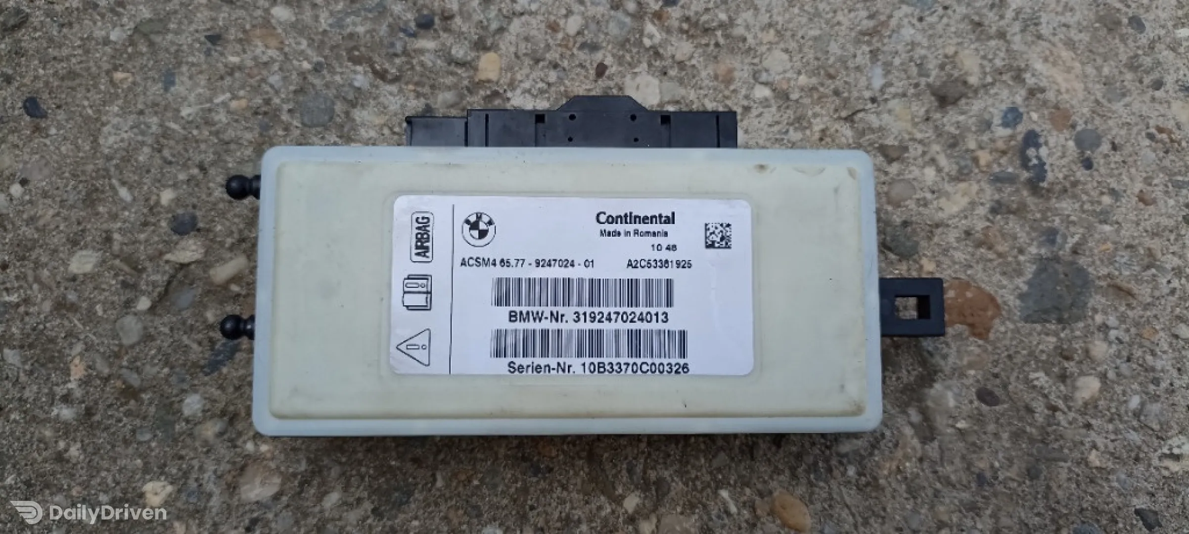 Calculator modul airbag BMW Seria 7, F01, F02, F03, 65779247024