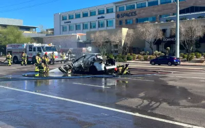 Tragedie în Toronto: Patru tineri au murit arși de vii într-o Tesla după un accident. Ușile au rămas blocate și nu au putut să iasă.