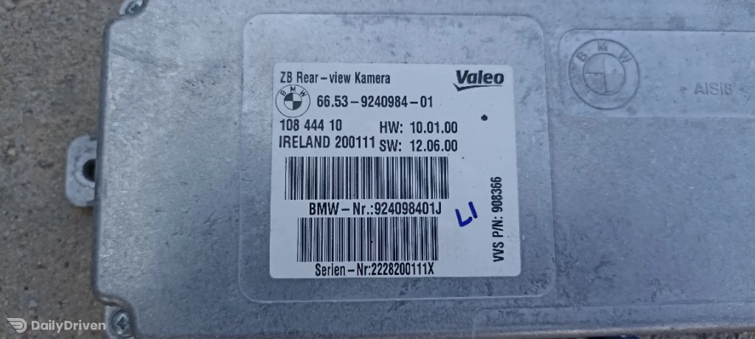 Modul camera spate marsarier BMW Seria 6 F06 F12 F13, 9240984