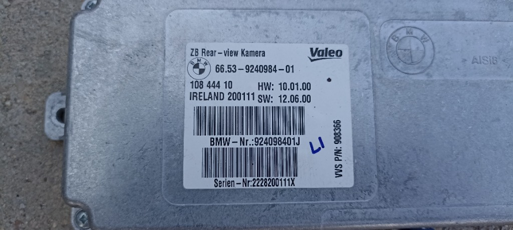 Modul camera spate marsarier BMW Seria 5 F07 F10 F11 F18, 9240984