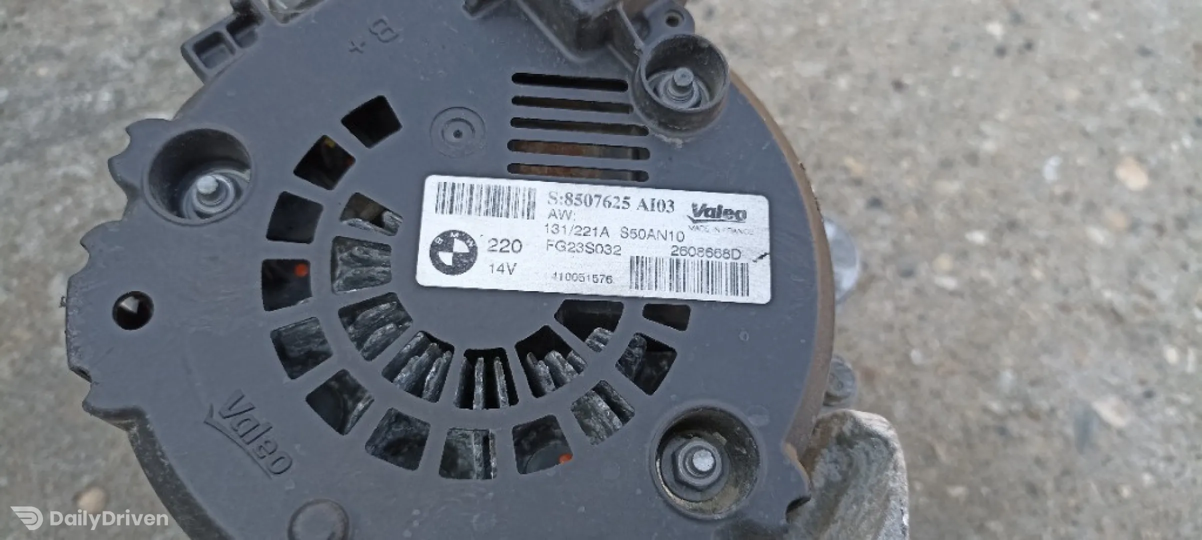 Alternator BMW Seria 5 F07 GT F10 F11, 2.0 d, alternator 8507625