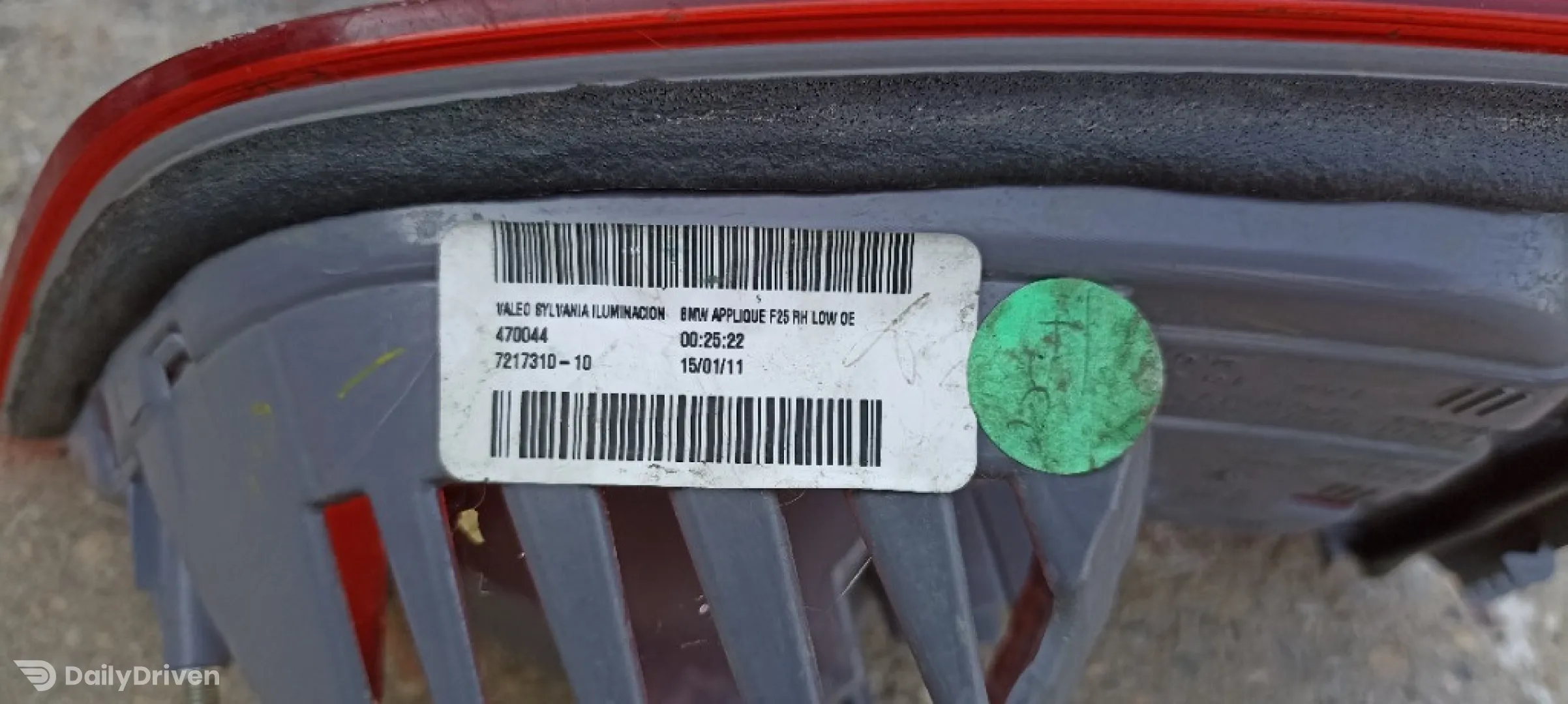 Stop dreapta haion BMW X3 F25, 7217310