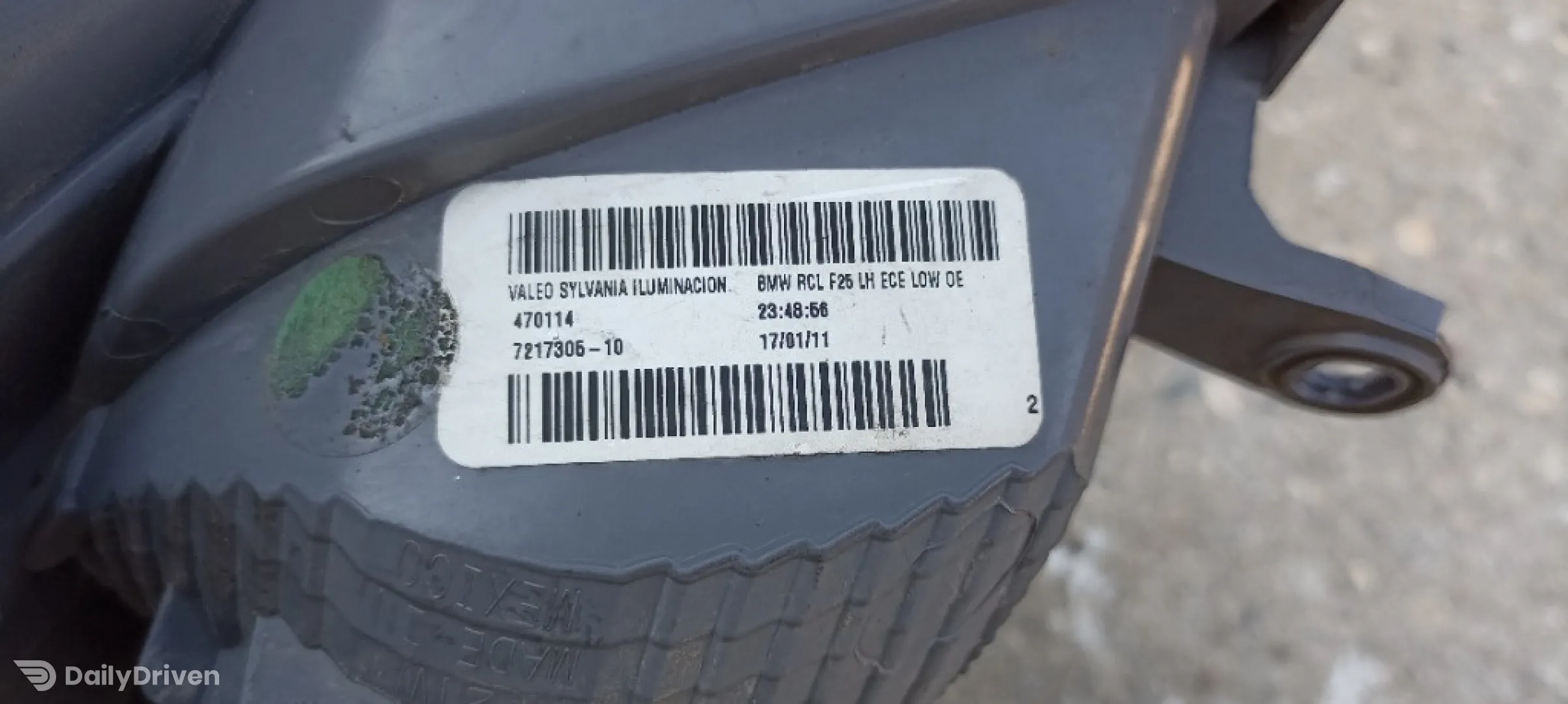 Stop stanga aripa BMW X3 F25, 7217305