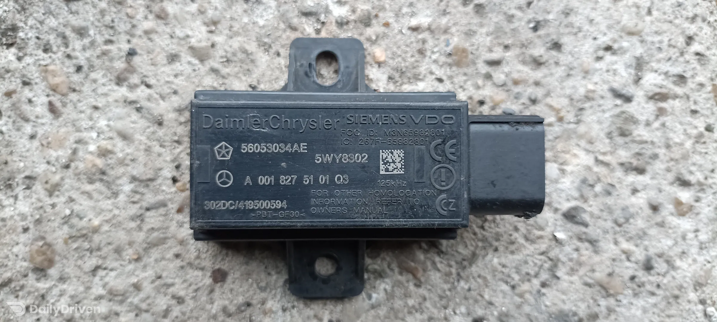 modul senzor presiune roti Mercedes ML-Class, W164, A0018275101