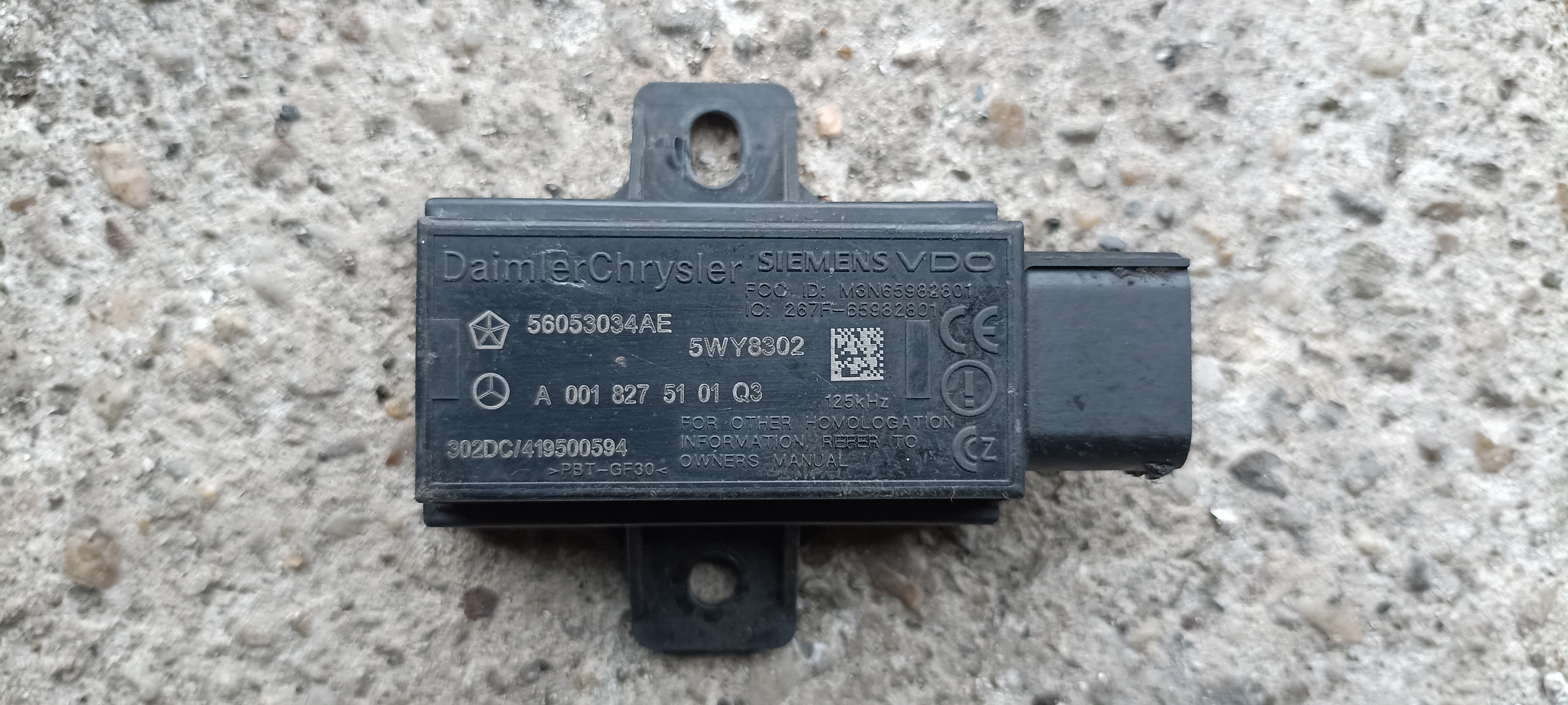 modul senzor presiune roti Mercedes S-Class, W221, A0018275101