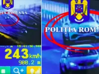 Șofer surprins circulând cu 243 km/h pe autostrada A3 în Brașov: "Era deja în plafonul de nori"