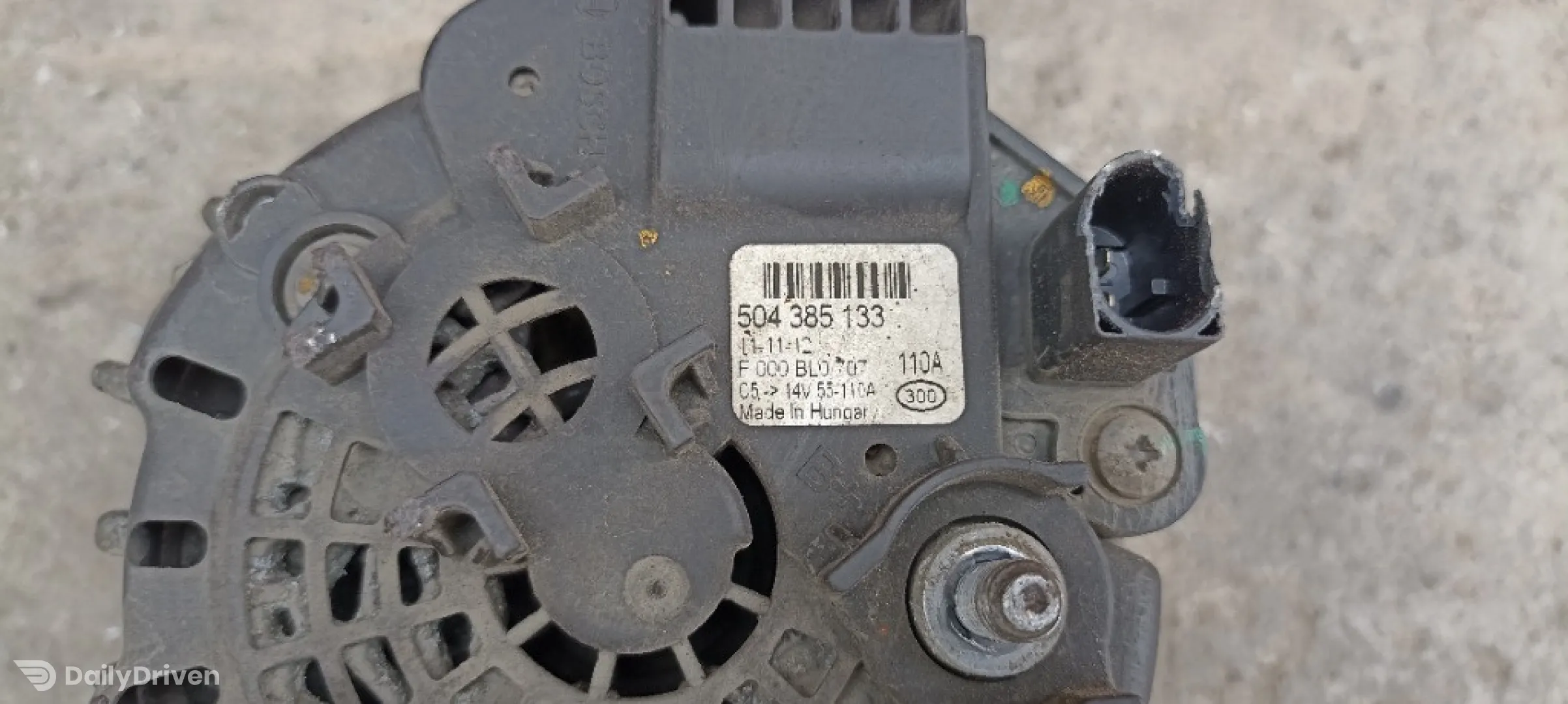 Alternator Iveco Daily, 2.3HPI, euro 5, 2010-2016, 504385133