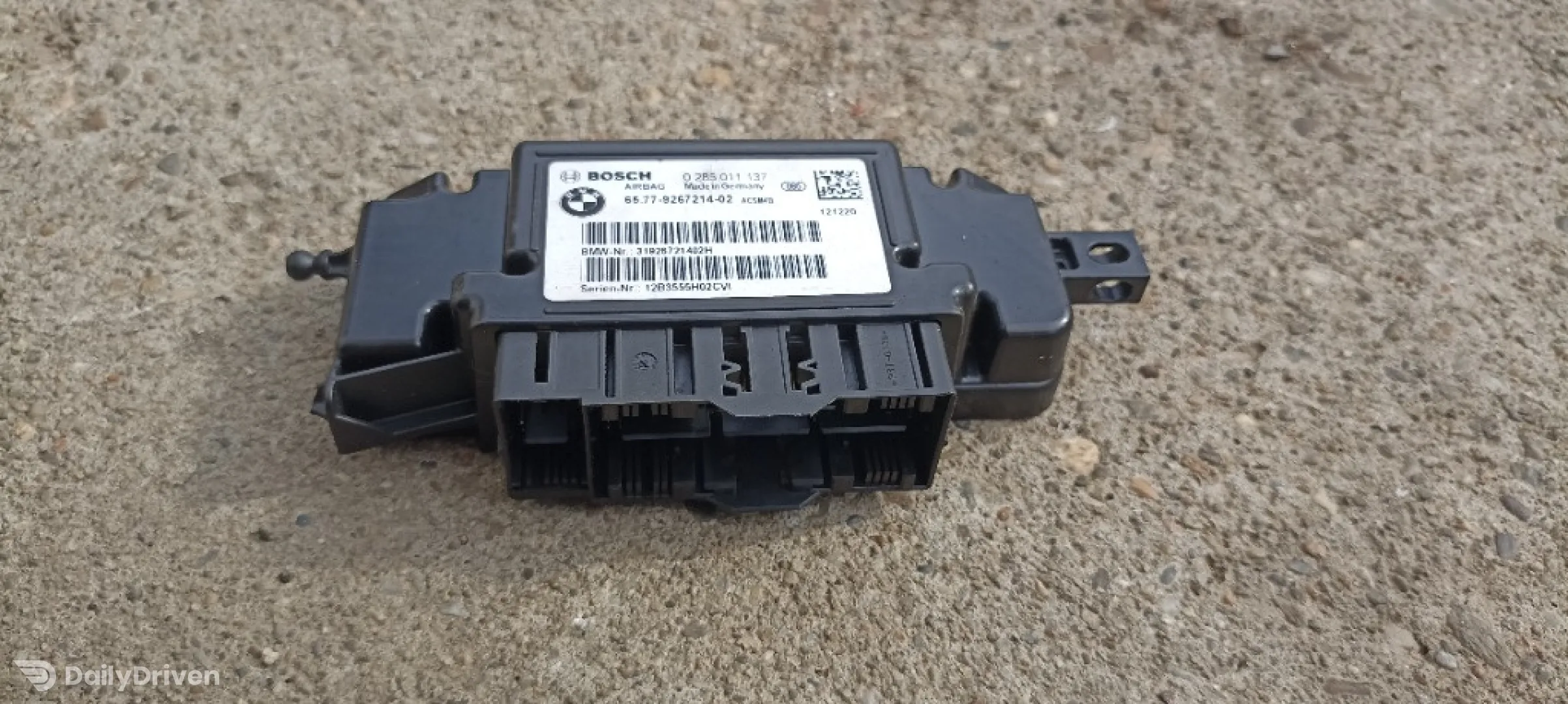 Calculator airbag BMW Seria 1 F20 F21, 9267214, 0285011137